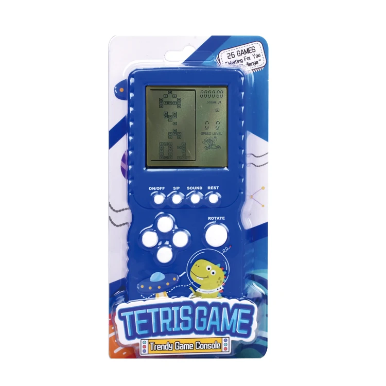 Classic Straight Board Russia Brick Handheld Game Players Educational Toys For Kids