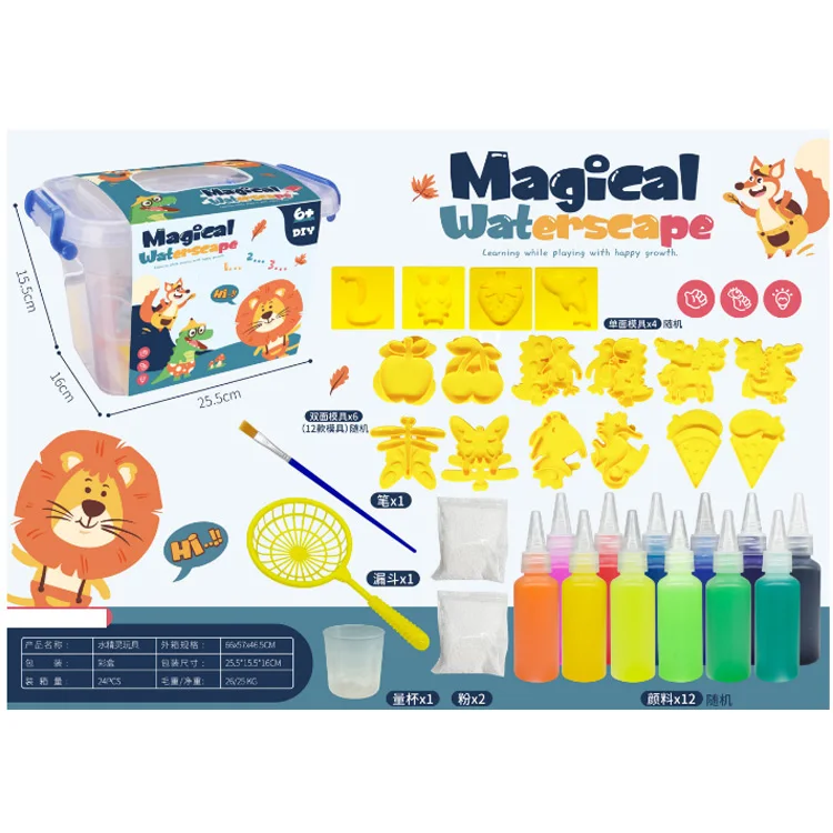 Hot Selling DIY Magical Water waterscape Magic Water Elf Toy Creative Water Elves Toy Kit For Kids