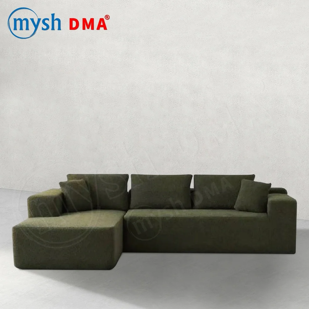 Factory direct sales modular sofa segmented set Nordic luxury modern living room furniture compression L-shaped vacuum sofa
