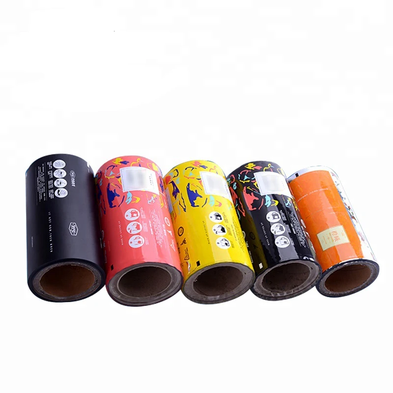Customizable Logo Size Color Printed Beverage Drink Packing Food Packaging Film Bag Laminated Plastic Pe Pet Sachet Film Rolls