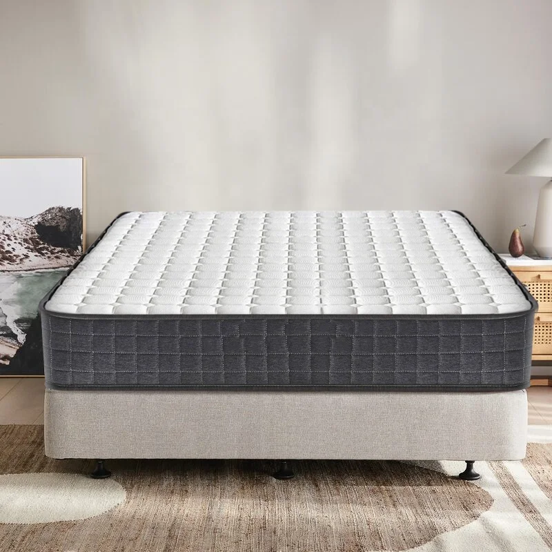 Amazon Hot Sale Pocket Spring 9-Zone Orthopaedic Compressed Memory Foam  Pocket Spring Mattress In A Box