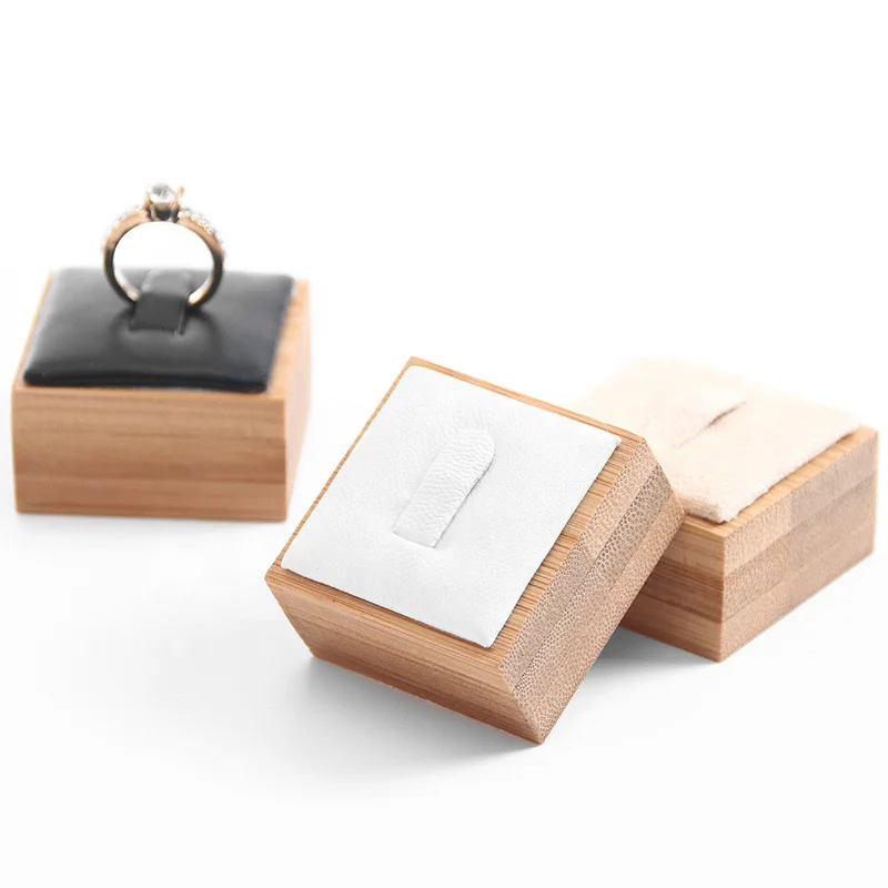 Nice Wood baking paint ring bracelet earring necklace box jewelry packaging box jewelry gift box