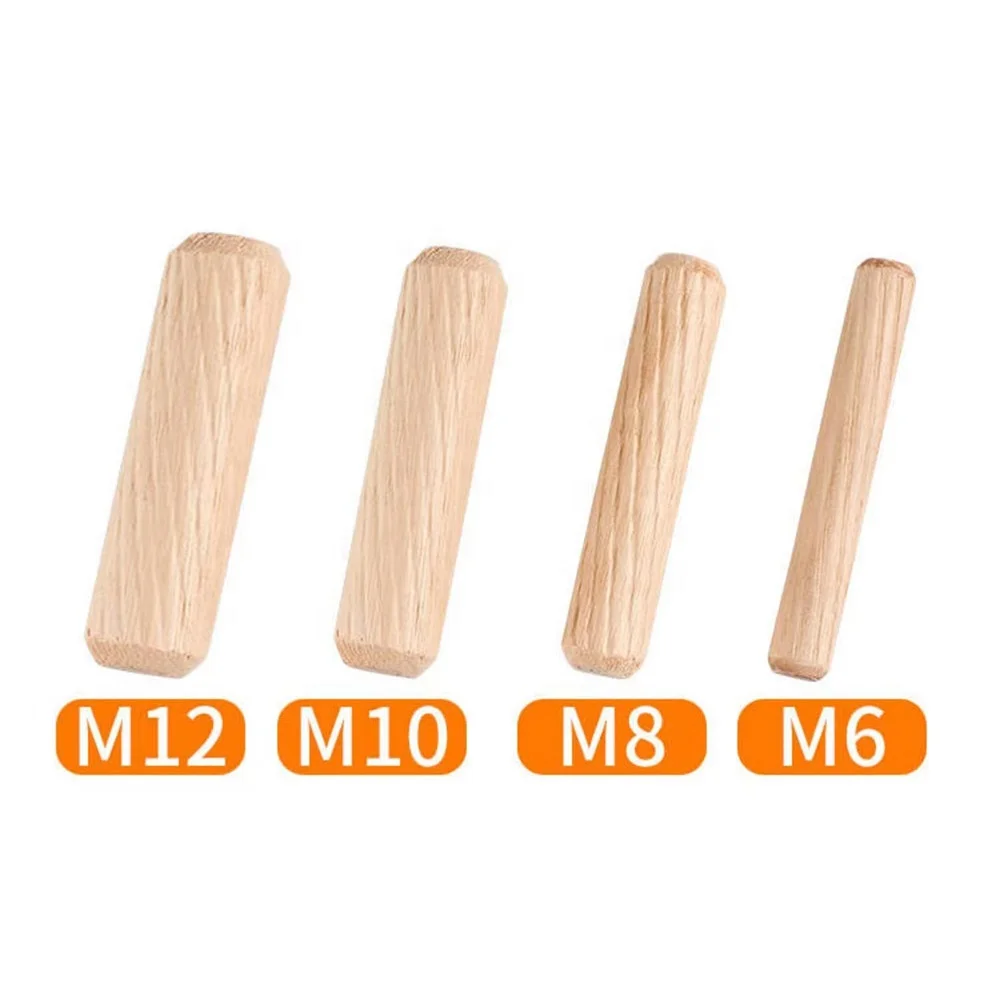Cheap China Different Sizes Wood Shaw For Furniture Connector Pin M6 M8 M10 M12