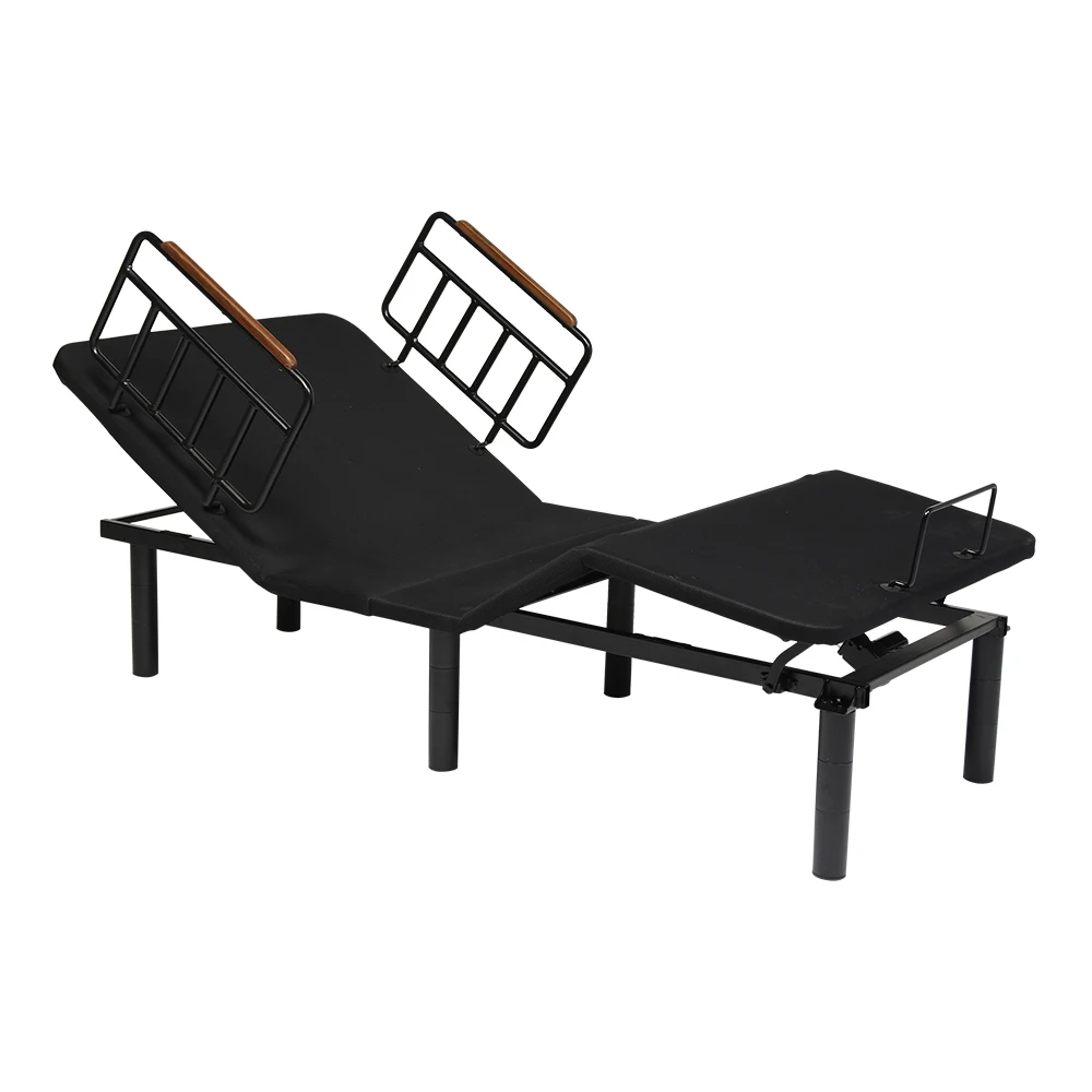 Tecforcare electric adjustable beds for seniors mediacl home care bed electric hospital nursing home bed for the elderly