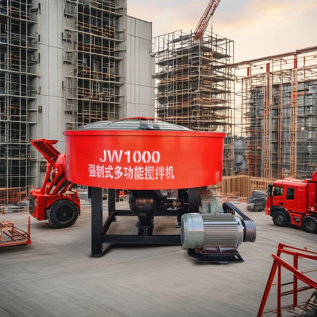 Multi-functional concrete mixer Vertical flat cement mixer Mortar 500L and 750L concrete mixer