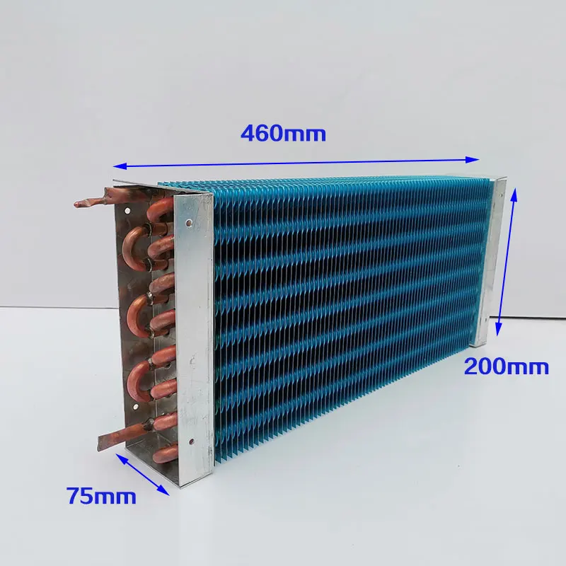 Copper tube  finned refrigerator evaporator coil