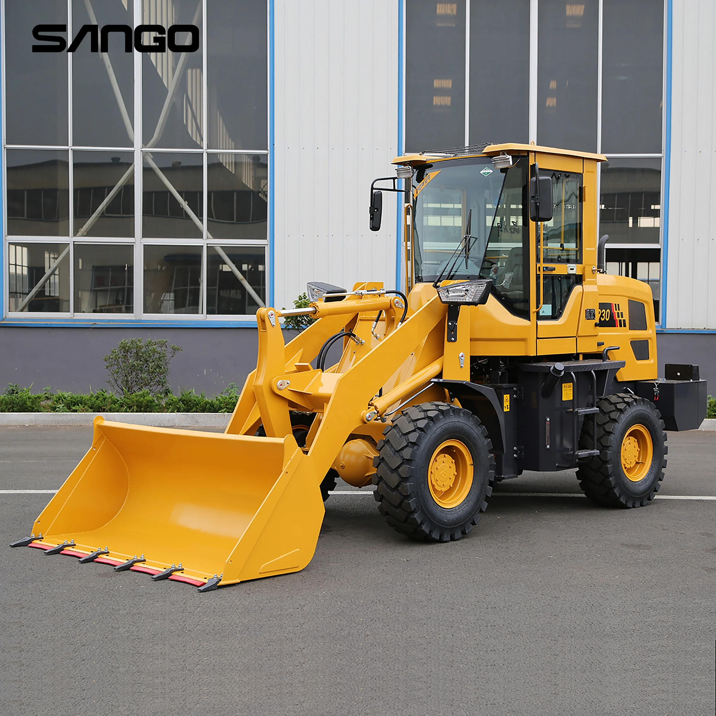 high working efficiency T930  4x4 mini radlader payloader 4 wheel front end loader 1 1.5 2 2.5 3 5 ton wheel loader