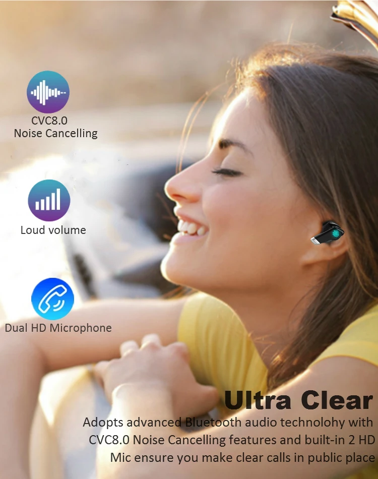 Running Headphone Wireless Noise Canceling Headset tws 11 Eair Phone Earphone Bluetooth for Girls