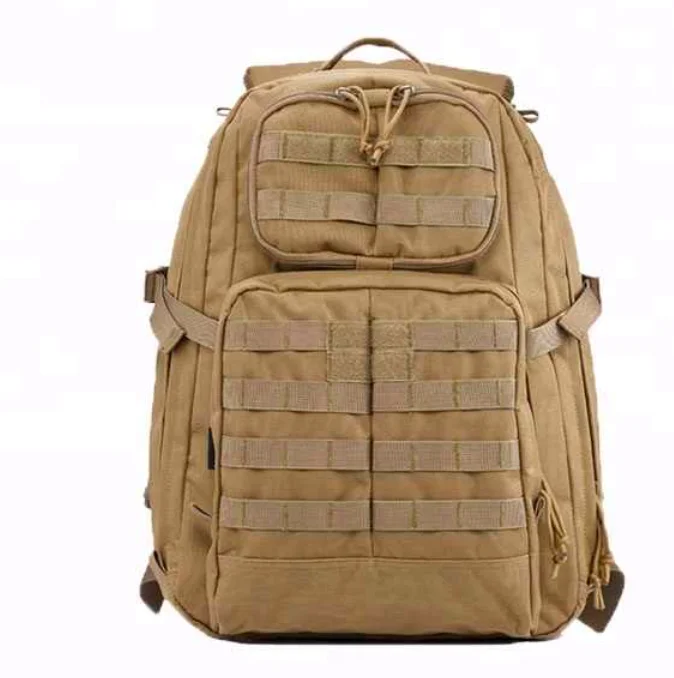 Tan Desert Backpack With Molle System