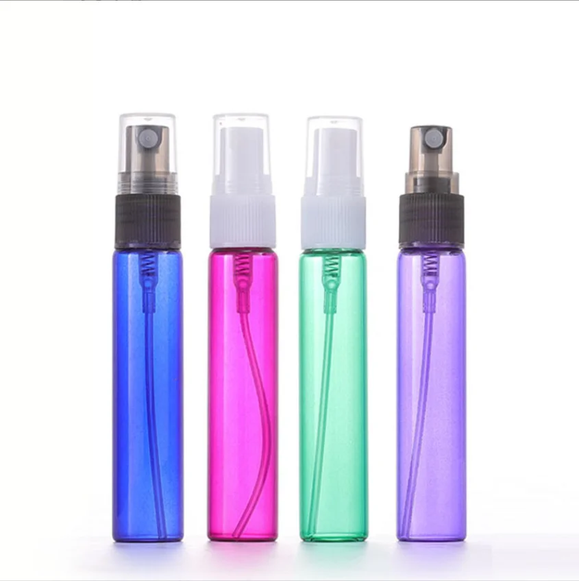 Mini Size 2ml 3ml 5ml 10ml Clear Glass Vial Perfume Spray Atomizer Sample Bottle