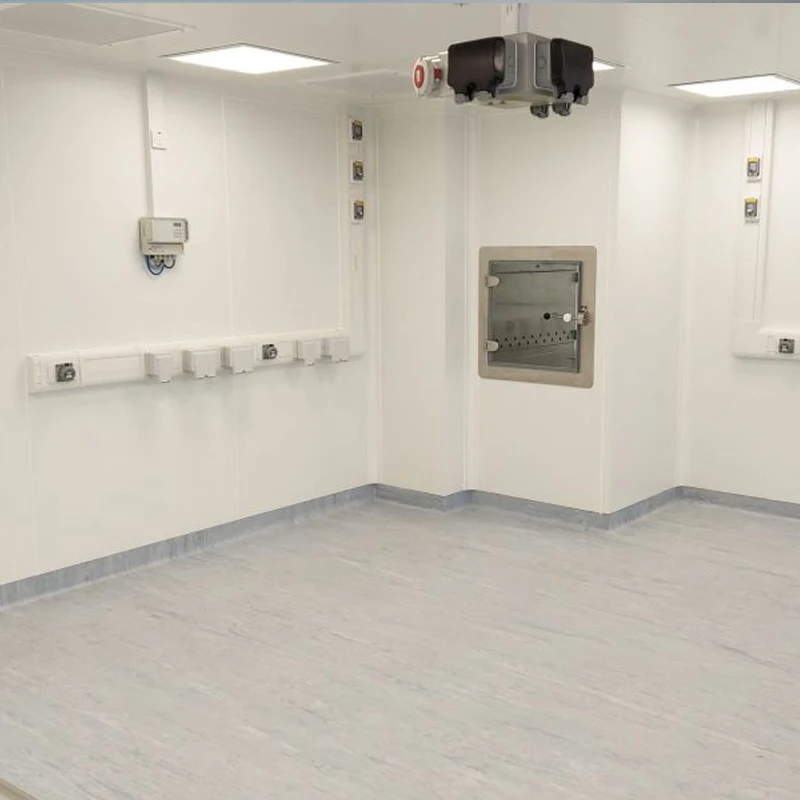 Clean Room Modular Soft Panel Dust Free Pass Box Lab Bench Gmp Manufacture Cleaning Room For Poultry