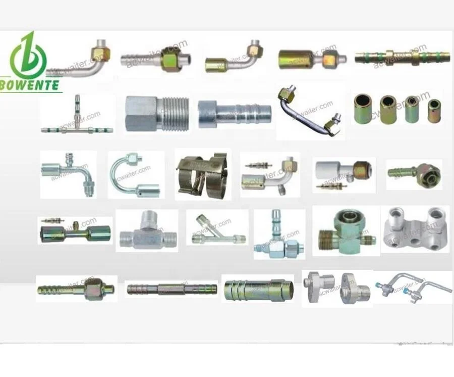 Алюминиевый стальной Железный фитинг для шланга кондиционера автомобиля