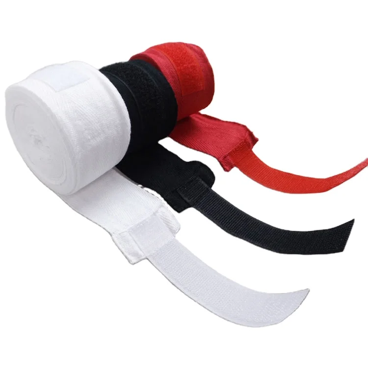 Custom multicolor durable comfortable 100 % cotton mma boxing bandages printed hand wraps