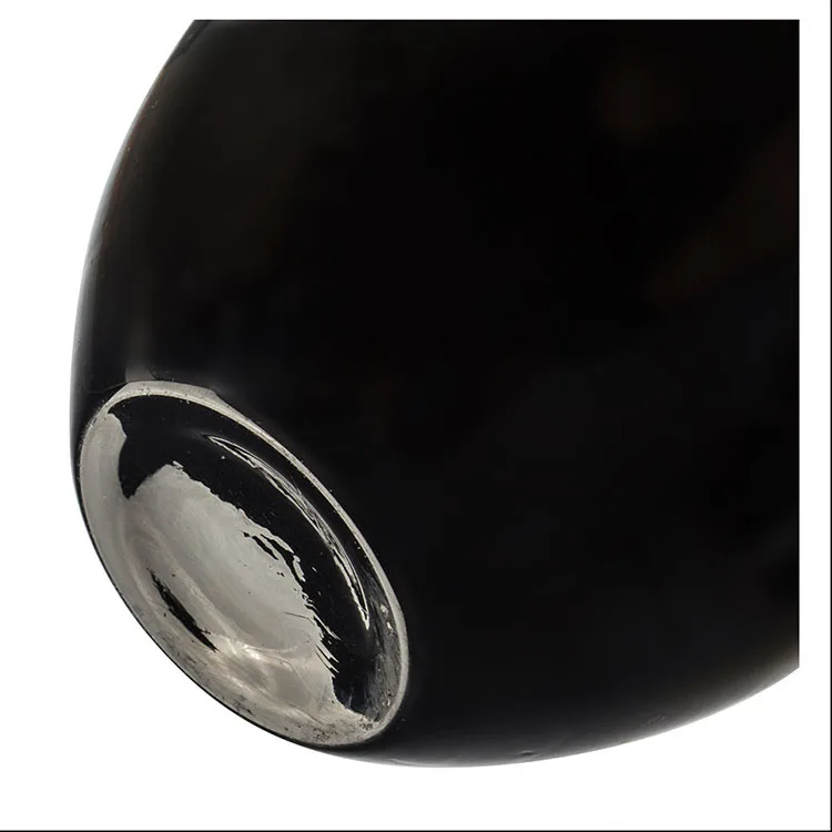 Creative Nordic Bud Luxury Unique Living Room Decor Black High End Glass Vases