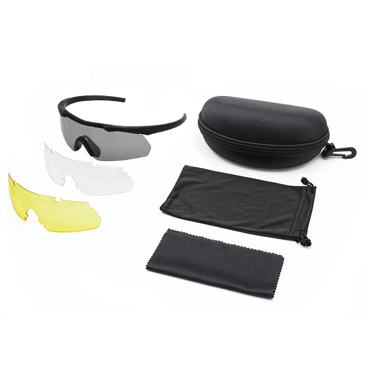 RTS Interchangeable Lens shooting Sunglasses Goggles tactical eye glasses for men