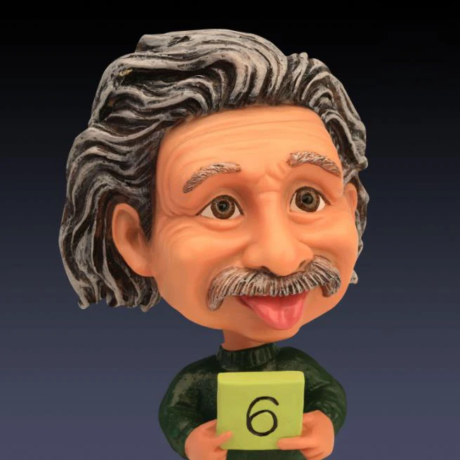 Custom Resin Figurine Famous People Funko Pop Einstein Figurine Bobblehead