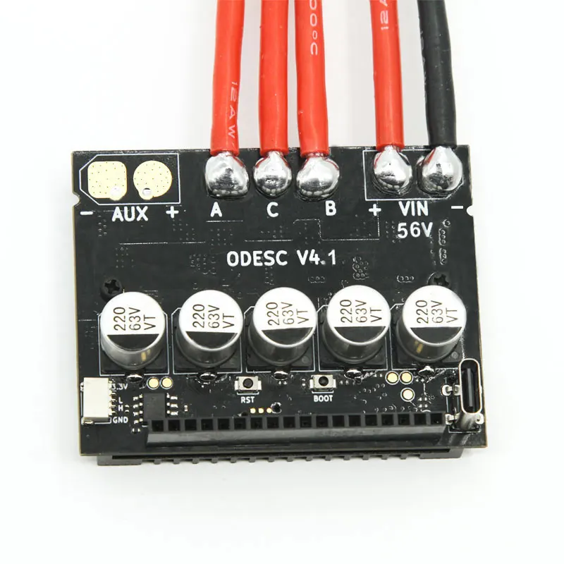 Flipsky оптимизация 4 0 мощности ODESC 24 В 50 А драйвер FOC BLDC на основе OD-драйвера высокопроизводительного бесщеточного двигателя
