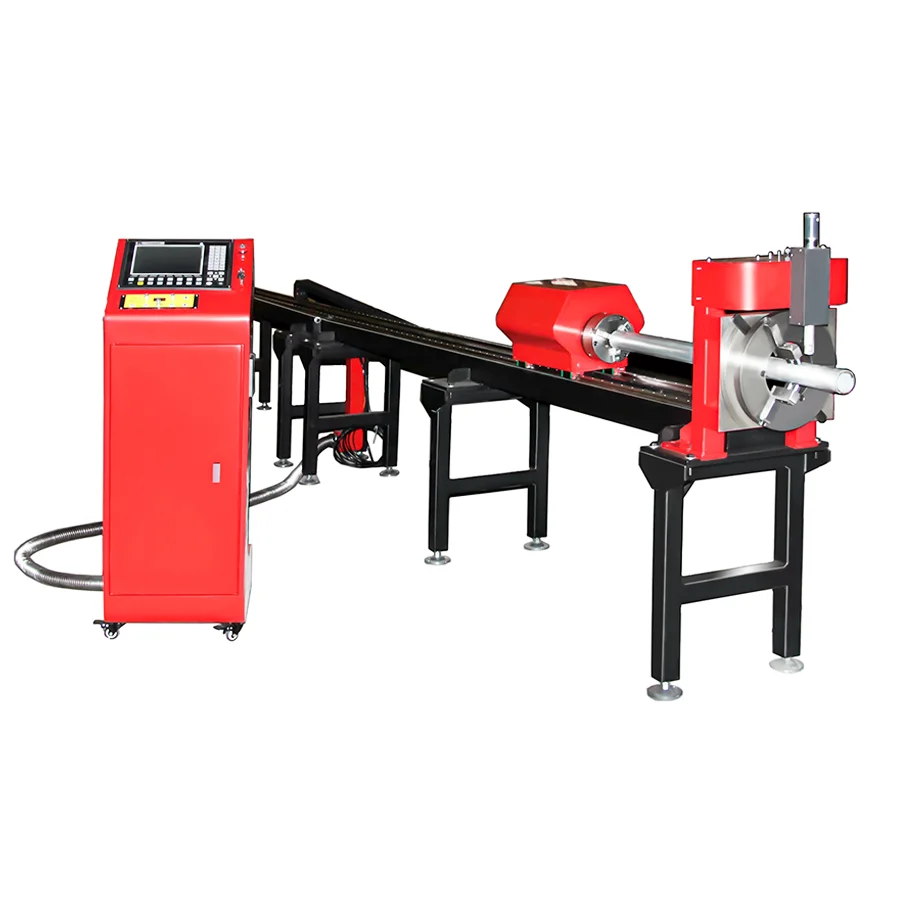 Multi cnc plasma cutter with rotary for hole drilling and round tube cutting 40mm plasma metal cutting machine