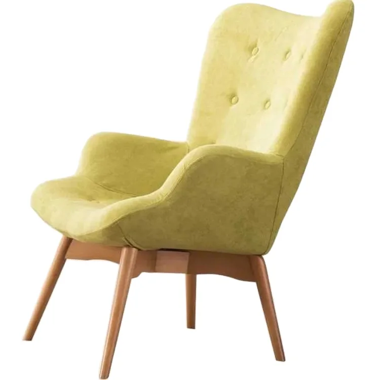 promotion armchairs living room modern single sofa hotel chair nordic fabric recliner chair modern living room chairs