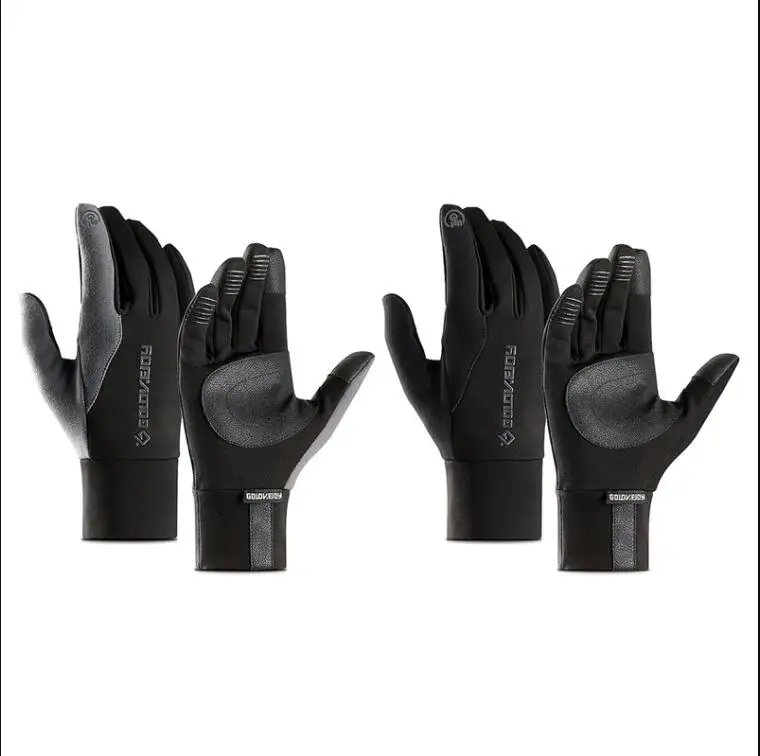 
Winter Waterproof Gloves Touch Screen Anti-Slip Zipper Gloves Men Women cycling Warm Fluff Comfortable Gloves 