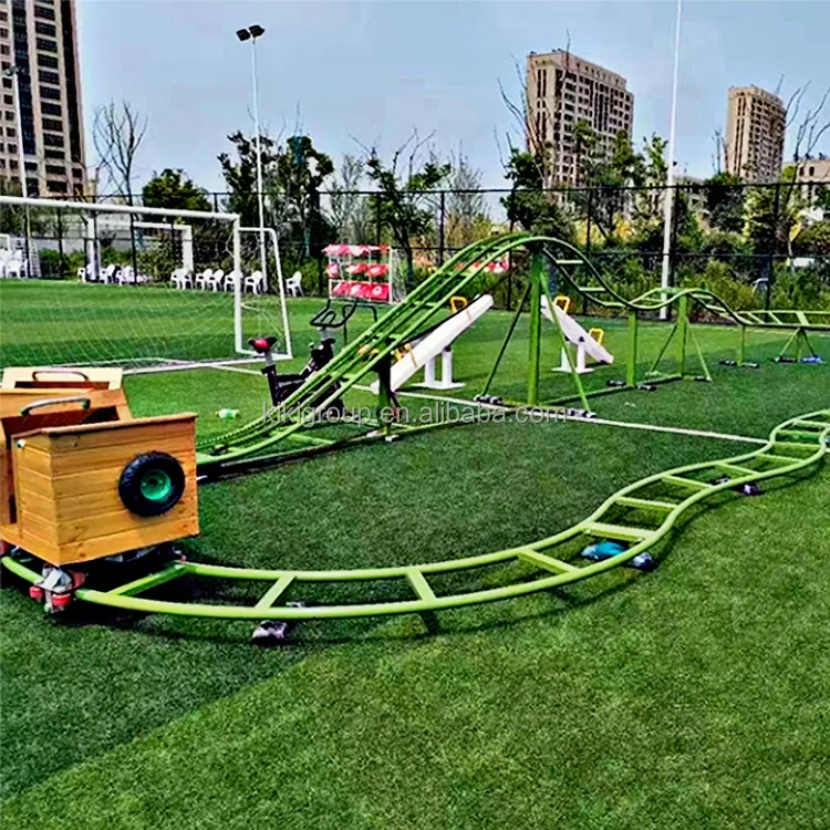 Amusement park rides equipment outdoor factory wholesale electric mini roller coaster amusement park roller coaster