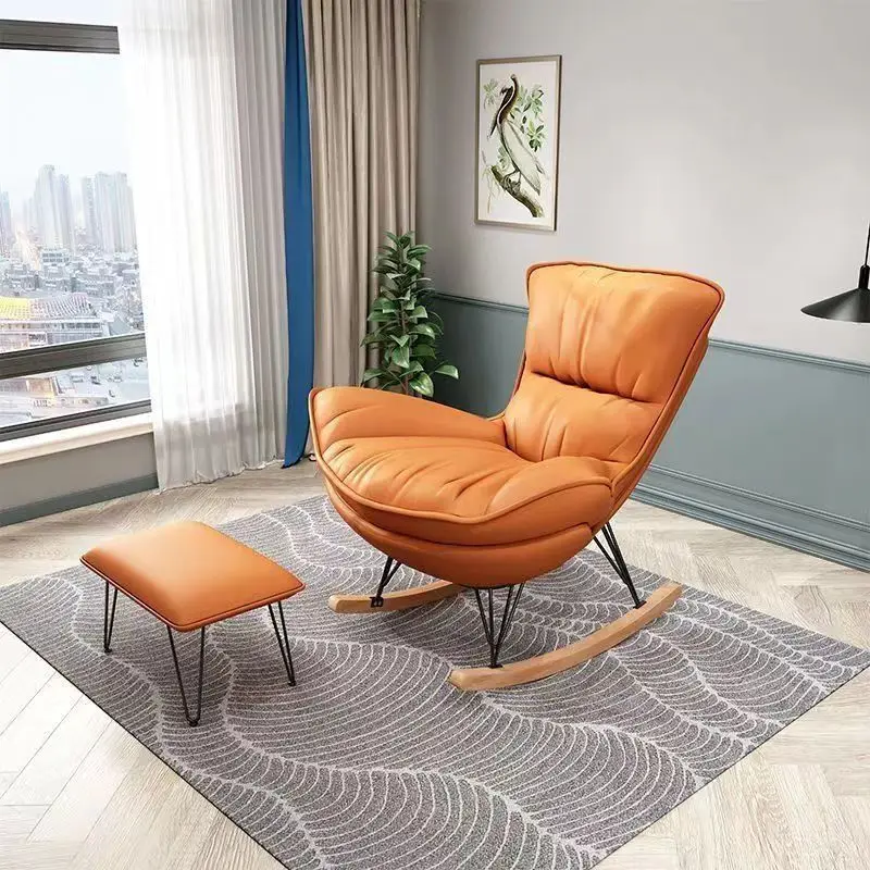 Nordic high-grade rocking chair lazy sofa lounger single sofa household