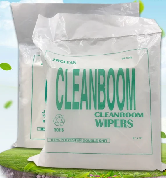 2008 20*20cm Lint Free Clean Room Wipe/Anti Static Clean Wiper/Dust Free Microfiber Cleanroom Wiper for Electronic Mobile Phone
