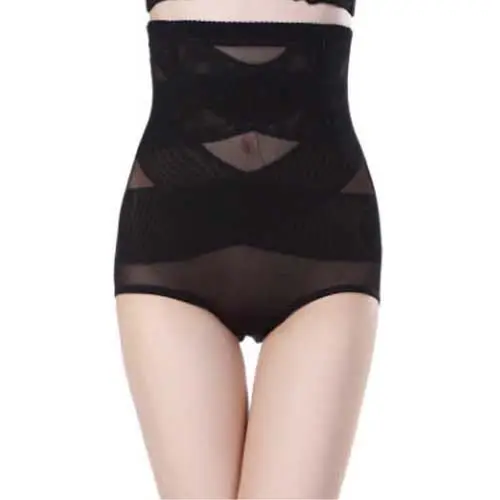 Custom High Waist Body Shaper Waist Trainer Women Nylon Fabric Padded Butt Lifter Panty Faja Shapewear