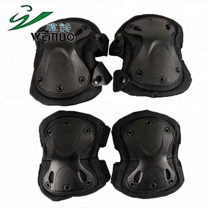 VUINO Free Sample Hard Shell Ergonomic Outdoor Sports Combat Paintball Tactical Knee Support Pad