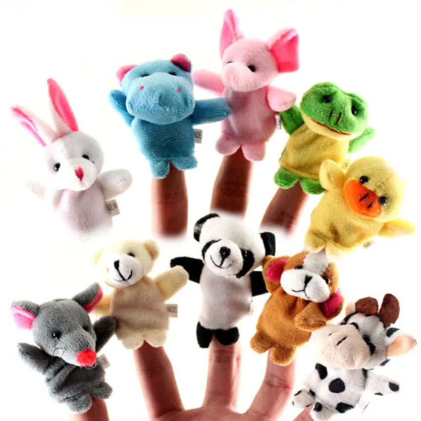Toys Hand Dolls Puppets Finger Cute Animal Cartoon Child Baby Flush Kids Major (1600199799422)
