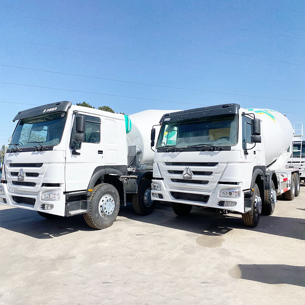 Sinotruck Howo 6x4 10 wheel Concrete Mixer Truck A7 371 420hp 12cbm howo Cement Mixer Truck