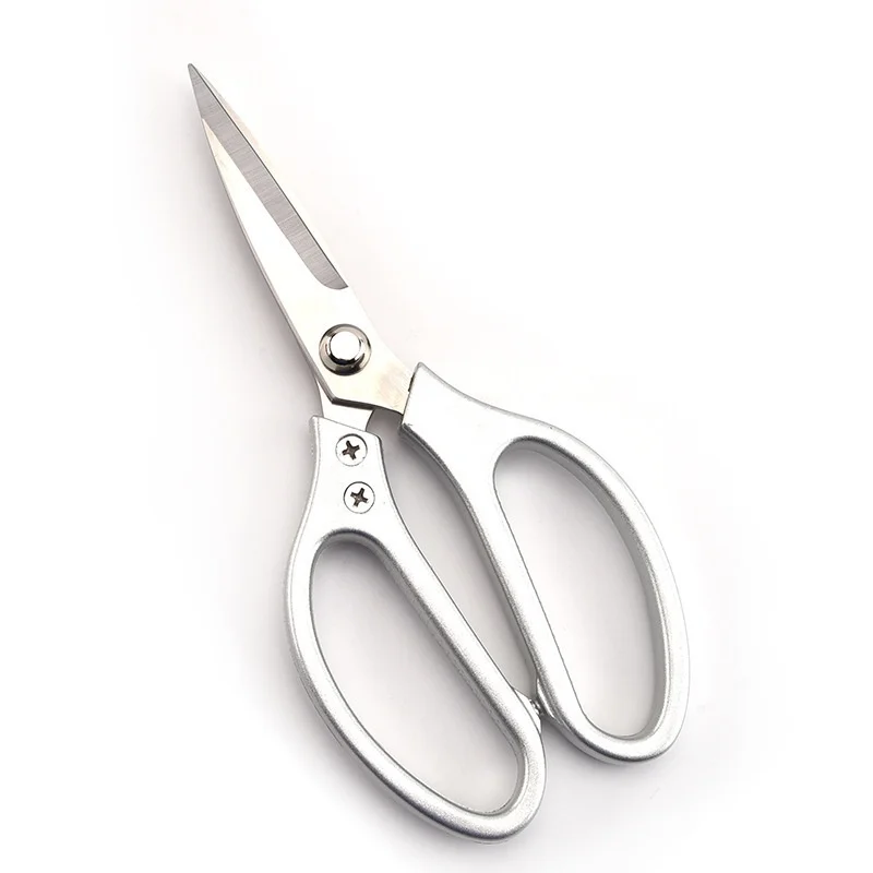 Aluminium Alloy Kitchen Scissors Metal Shears Kitchen Supplies Wholesale   Stainless Steel