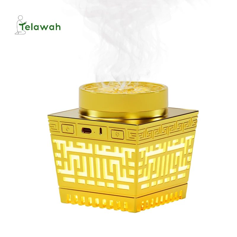 Wholesales islamic gifts incense fragrance aroma machine bakhoor burner arabic portable wireless electric incense burner