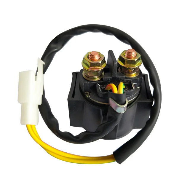 Starter Solenoid Relay for GY6 4-Stroke Engine 50-250cc ATV Scooters Go Kart Dne Buggys Quad Moped Dirt Bikes TAOTAO Roketa Sunl