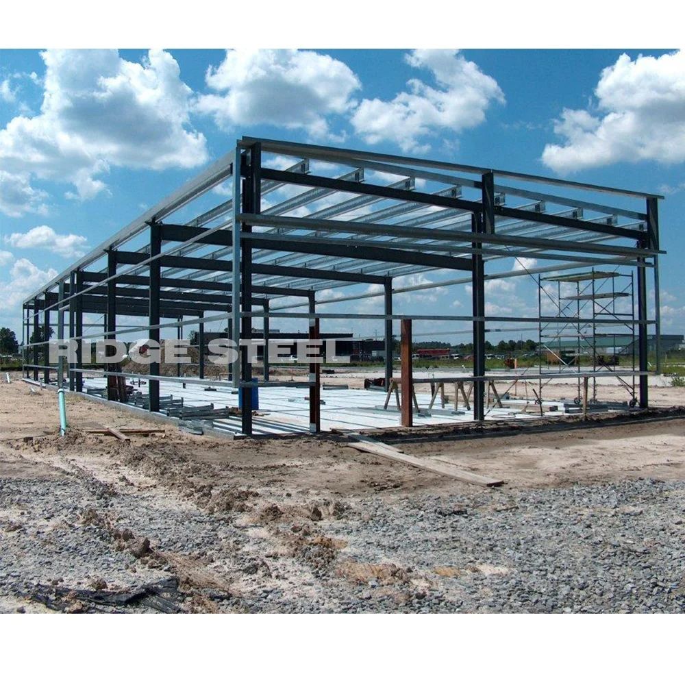 Быстрая сборка низкая стоимость сборная модульная трехмерная стальная конструкция складское