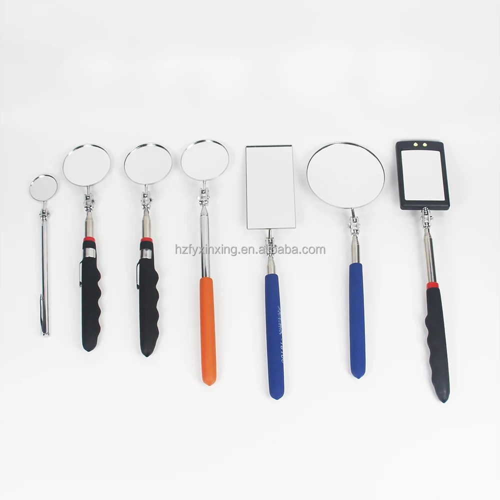 Xinxing Inspection Mirror Telescoping Stainless Handle with Led Lights