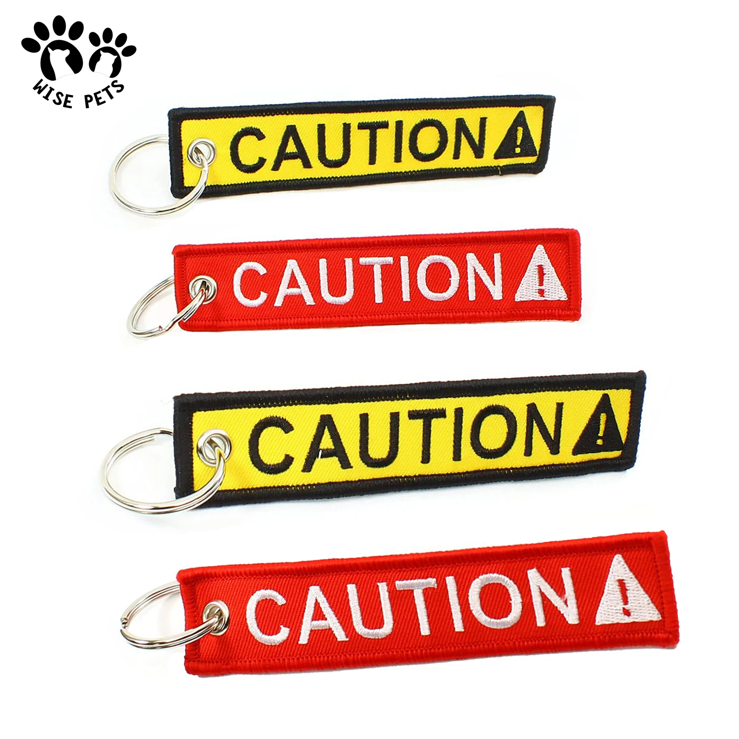 Custom Woven Jet Tag Keychains Embroidery Cute Anime Double-sided Key Chain Motorcycle Car Anime Dragon Ball Embroidery Keychain