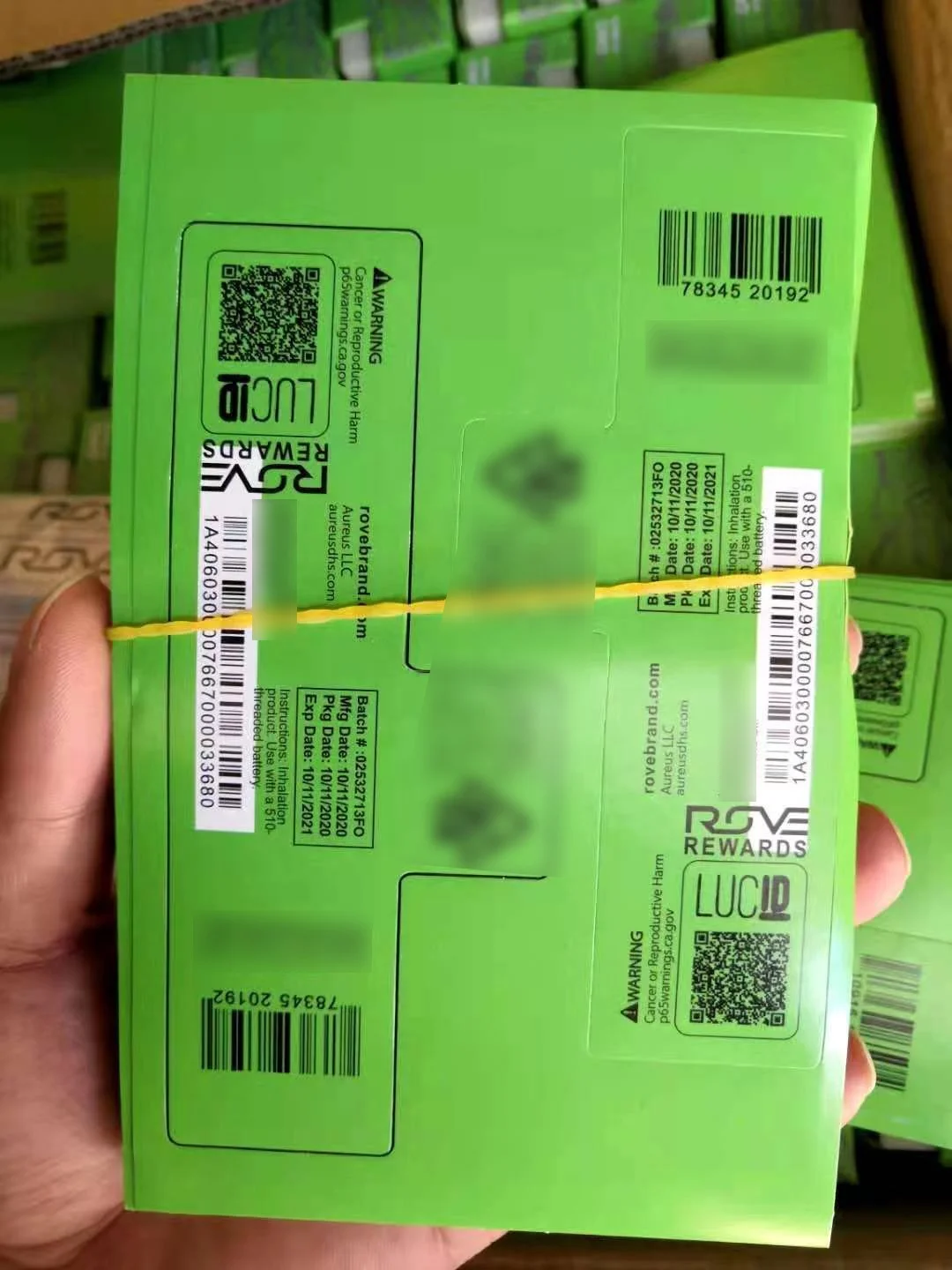 
vape carts 0.8/1ml 510 vape cartridge rove cart package with rove cartridge green rove with bang xxl 