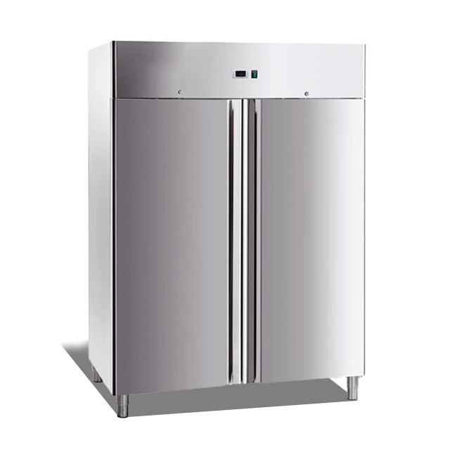 Customized Restaurant Kitchen Industrial Vertical Stainless Steel Refrigerator Upright Freezer