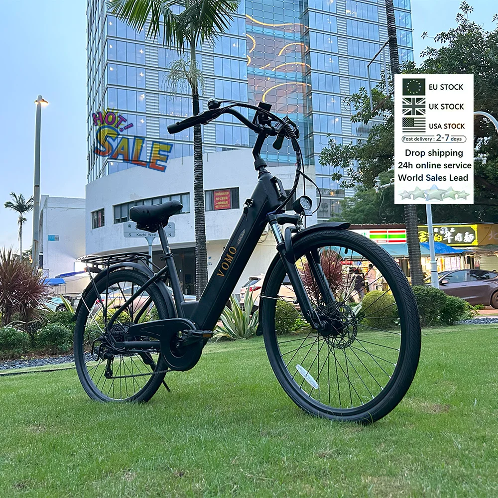 CS20 VOMO Skinny spining bike EU склад прямая цена с завода шаг через тонкую шину Ebike 250 Вт мотор для электровелосипеда