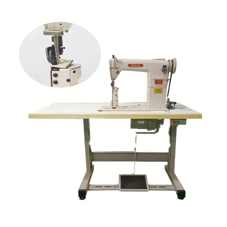 leather shoe single/double needle sewing machine industrial automatic high post bed sewing machine