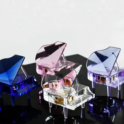 Custom creative crystal colorful piano music guest favor gifts for Decoration