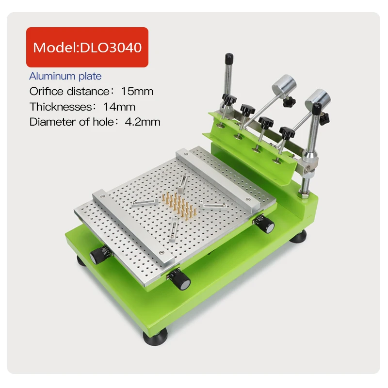 DELIOU 3040 High Precision Perfect Stencil printer Manual Solder Paste Stencil Printer for smt printing