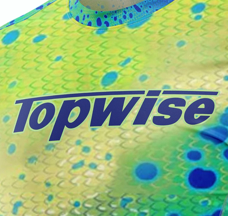 Custom Upf 50 Fishing Jersey Quick Dry Polyester Spandex Fishing Clothing Printed Long Sleeve Fishing T Shirt Quick Dry