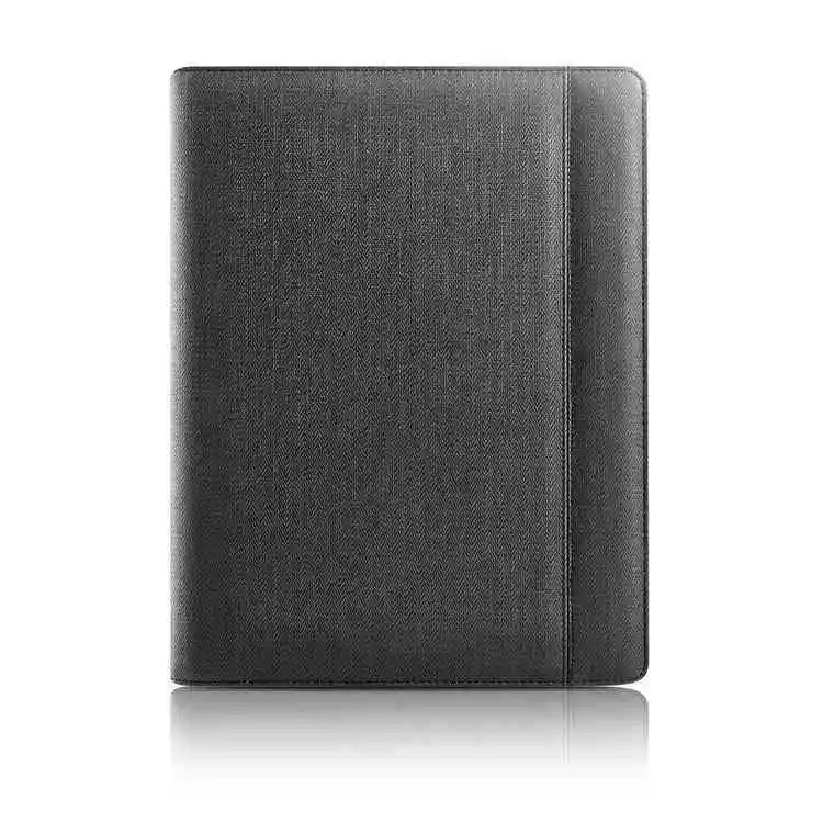 
High Quality Durable Custom Business Multifunction Leather Portfolio With Battery 