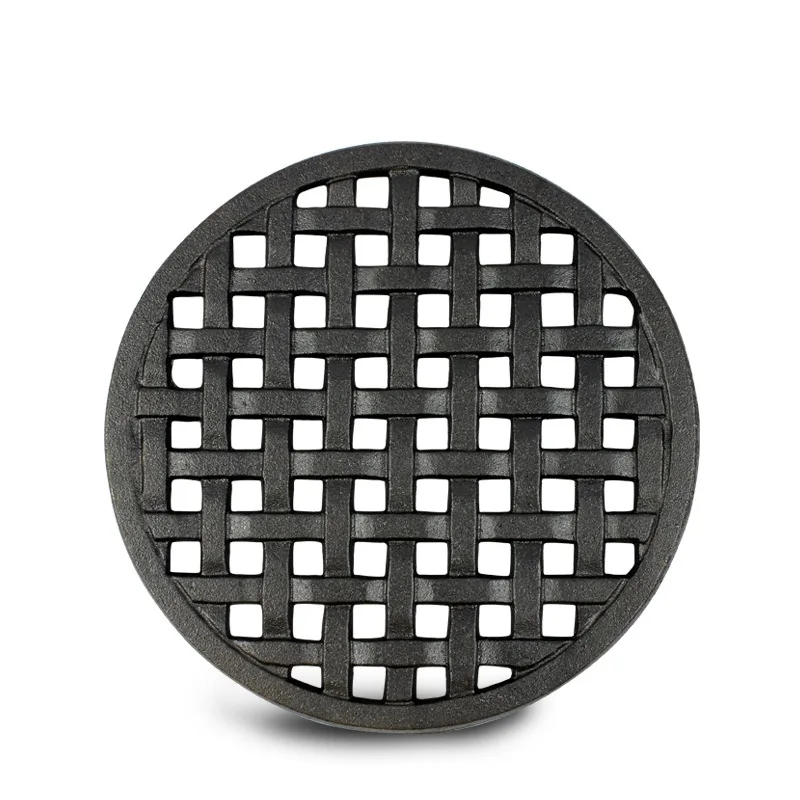 Dia 20cm Flex Reversible Cast Iron Non- Sticked Bbq Cooking Grid Barbecue Rack