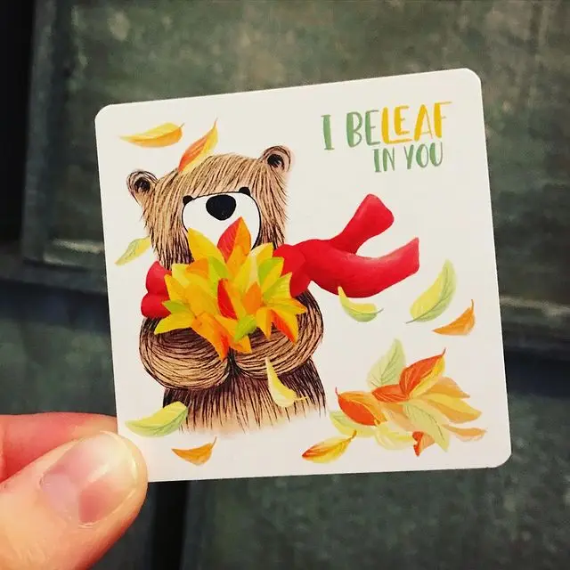 Индивидуальные благодарственные открытки для малого бизнеса с индивидуальной