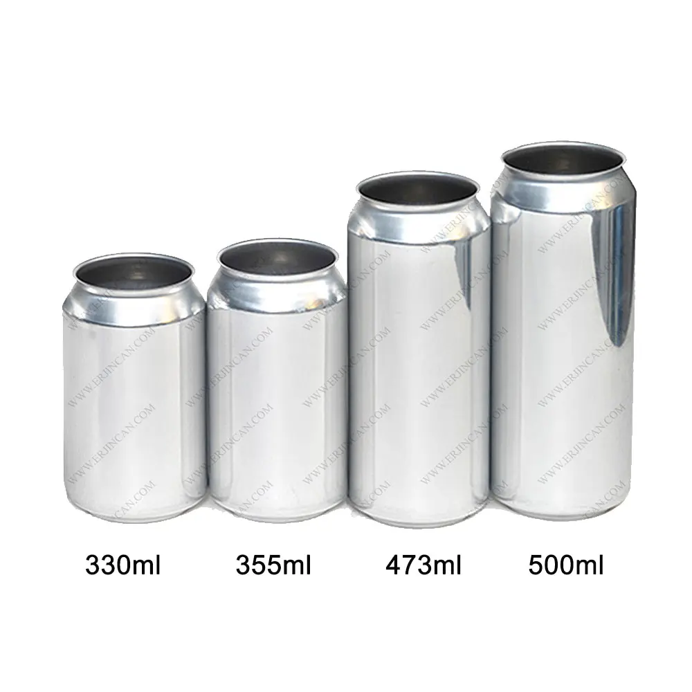 china manufacturer custom 275ml 1000ml 200ml 500ml 330ml sleek shrink sleeve packing can recycling beer aluminum round soda cans