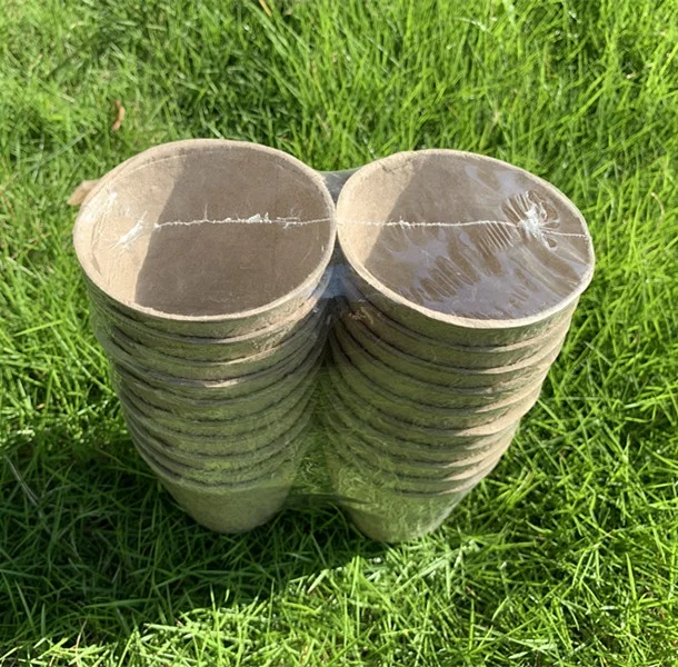 Eco-Friendly Biodegradable Saplings & Herb Plant Seed Nursery Pot Plant Starter Peat Pots for Seedings