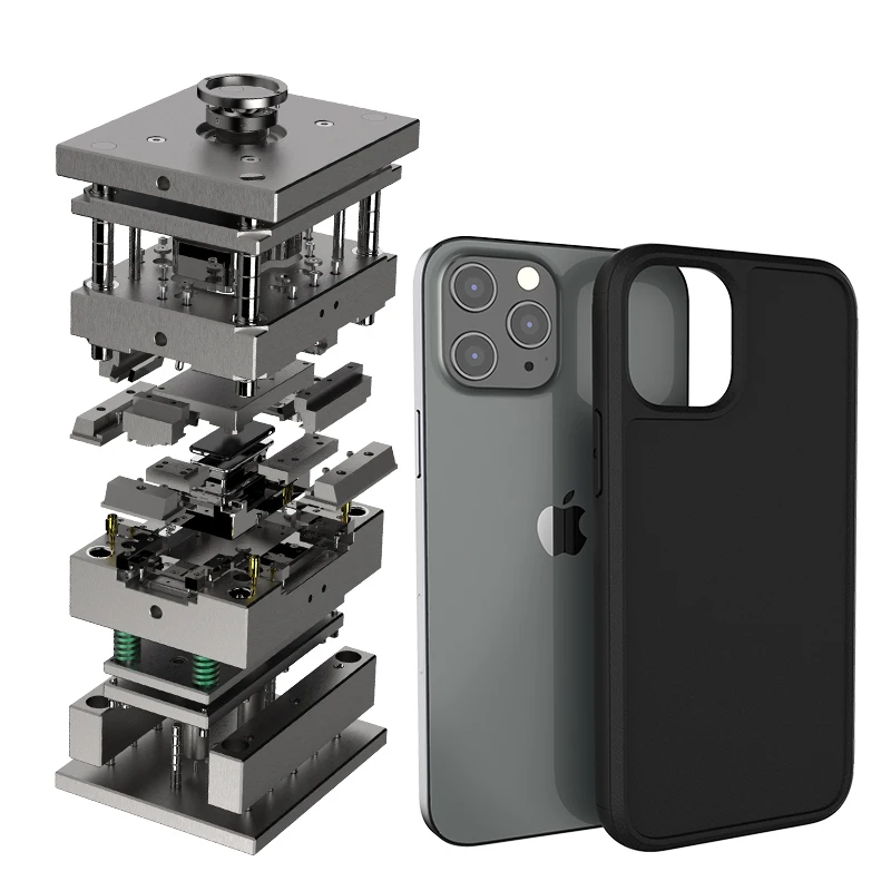 Plastic injection Factory OEM Custom phone case mould for iPhone 12 Pro High Quality Professional process PC tpu phone cover